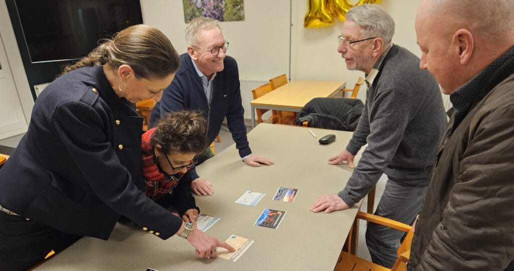 vrienden van WijApeldoorn in overleg over klimaatkaarten tijdens de workshop Climate change