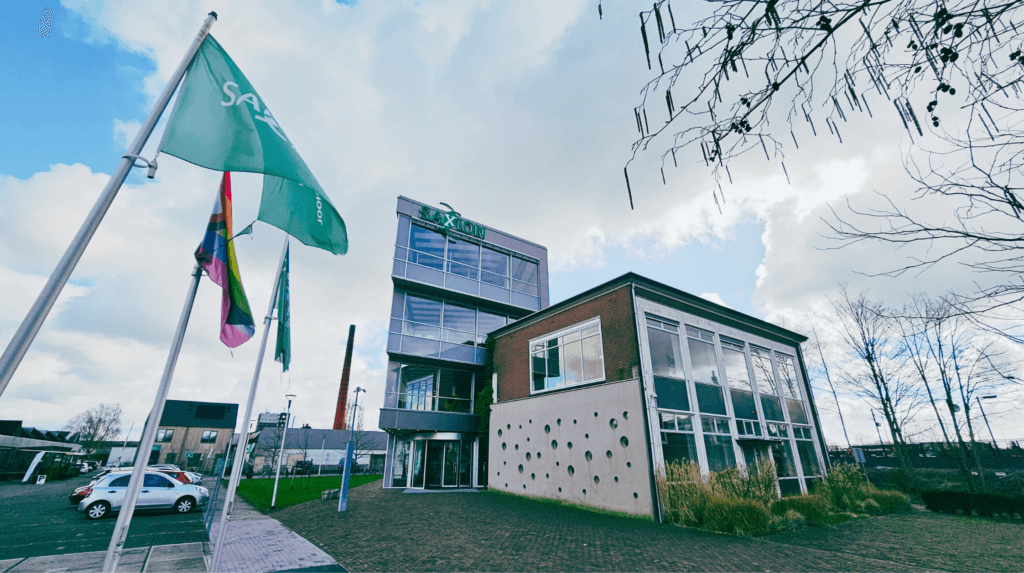 pand Saxion hogeschool in Apeldoorn aan de Spoorstraat