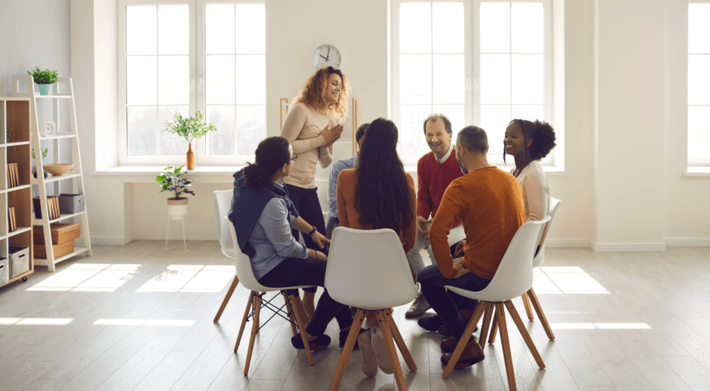 groep mensen die overleggen, burgerparticipatie initiatief