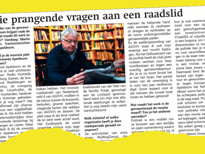 Drie prangende vragen aan Martin